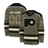 NHL Philadelphia Flyers Special Camo V-neck Hockey Jersey FHJ301