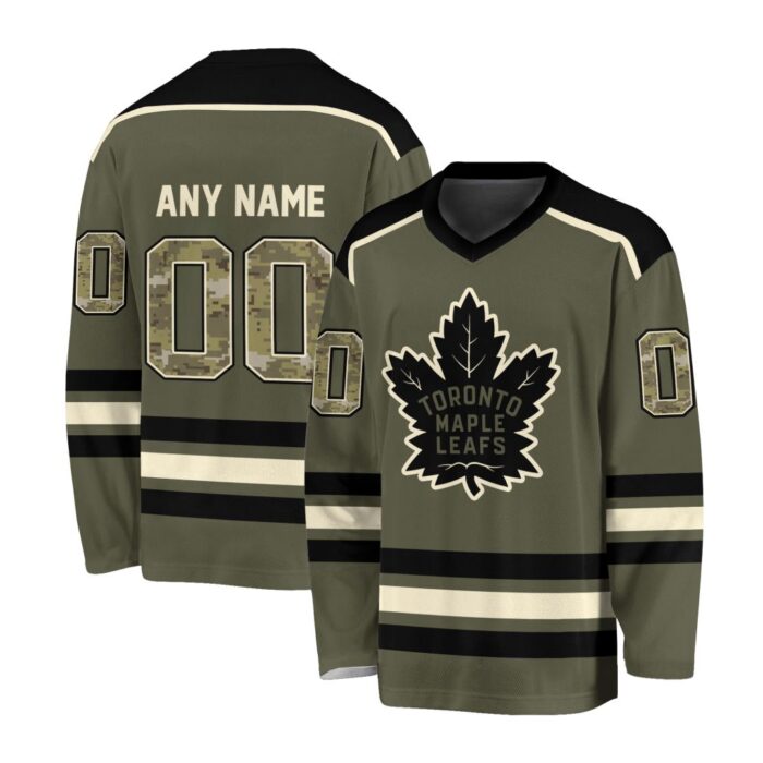 NHL Toronto Maple Leafs Special Camo V-neck Hockey Jersey FHJ301