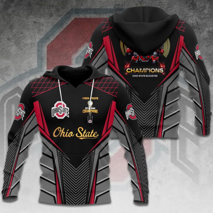 Ohio State Buckeyes Football Unisex Performance Hoodie NCT1049