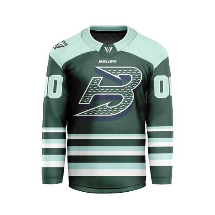 PWHL Boston Fleet Personalized 2024-2025 Home Hockey Jersey Collar Logo