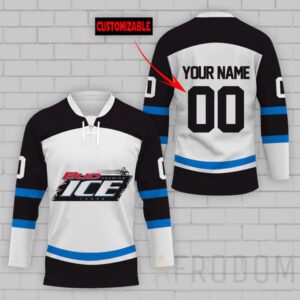 Personalized Bud Ice Lace Hockey Jersey