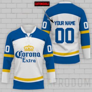 Personalized Corona Extra Lace Hockey Jersey