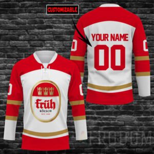 Personalized Fruh Kolsch Lace Hockey Jersey