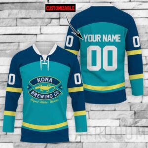 Personalized Kona Brewing Lace Hockey Jersey