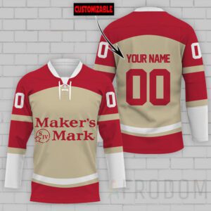 Personalized Maker's Mark Lace Hockey Jersey