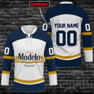 Personalized Modelo Beer Lace Hockey Jersey