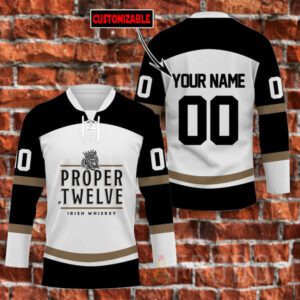 Personalized Proper Twelve Lace Hockey Jersey