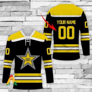 Personalized Rockstar Energy Drink Lace Hockey Jersey