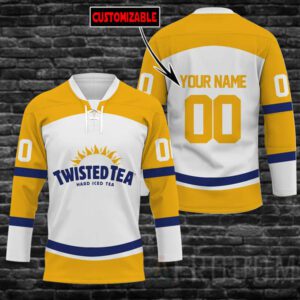 Personalized Twisted Tea Lace Hockey Jersey