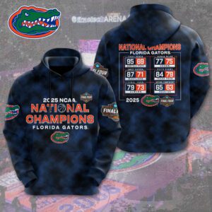 Florida Gators Men's Basketball National Champion March Madness 2025 Performance Unisex Hoodie CLO5030