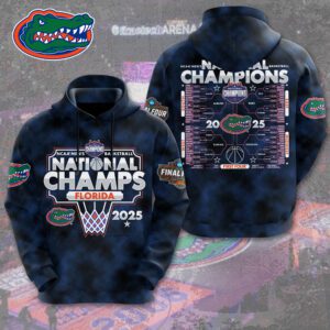 Florida Gators Men's Basketball National Champion March Madness 2025 Performance Unisex Hoodie CLO5031