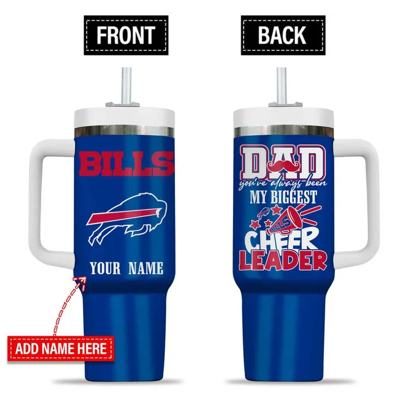 Buffalo Bills My Biggest Cheer Leader Gift For Father's Day Limited Edition 40oz Tumbler