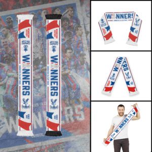 Crystal Palace FC Champion 2025 Ruffneck Soccer Scarf RSC1011