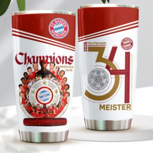 FC Bayern Munchen Champion 2024/25 Bundesliga Tumbler Cup GCL1135