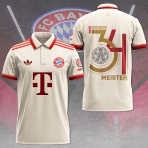 FC Bayern Munchen Champion 2024/25 Bundesliga Unisex Performance T-Shirt GCL1150