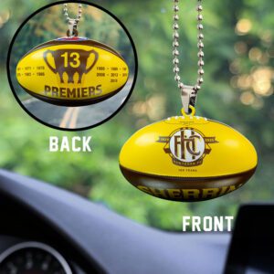 Hawthorn FC Custom Shape 2-sided Acrylic Car Ornament GCL1108