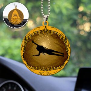 Jaws Custom Shape 2-sided Acrylic Car Ornament GCL1056
