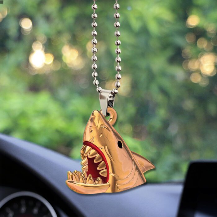 Jaws Custom Shape 2-sided Acrylic Car Ornament GCL1080
