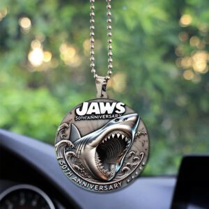 Jaws Custom Shape 2-sided Acrylic Car Ornament GCL1086