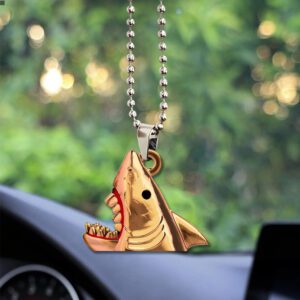 Jaws Custom Shape 2-sided Acrylic Car Ornament GCL1096