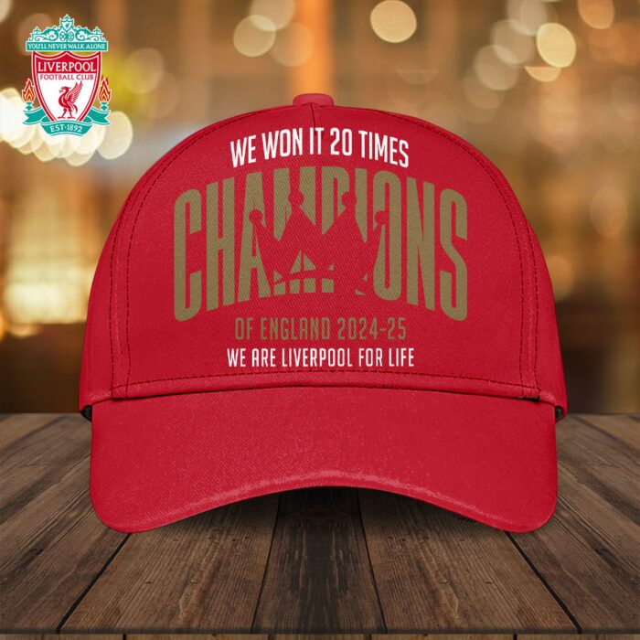 Liverpool FC Champion 2024/25 Premier League Classic Cap GCL1290