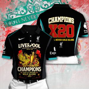 Liverpool FC Champion 2024/25 Premier League Polo Shirt GCL1524