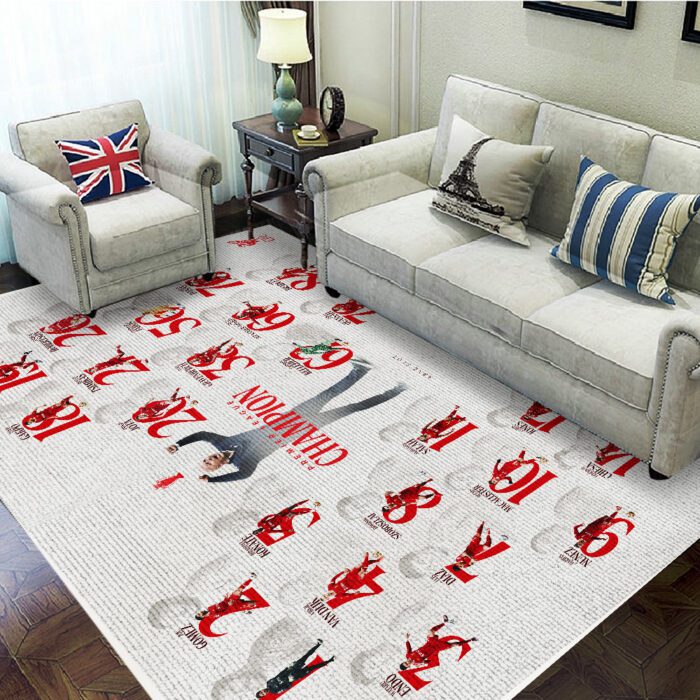 Liverpool FC Champion 2024/25 Premier League Rectangular Rug GCL1248