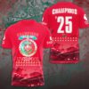 Liverpool FC Champion 2024/25 Premier League Unisex Performance T-Shirt GCL1185