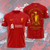 Liverpool FC Champion 2024/25 Premier League Unisex Performance T-Shirt GCL1197