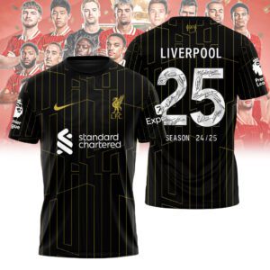 Liverpool FC Champion 2024/25 Premier League Unisex Performance T-Shirt GCL1205