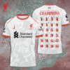 Liverpool FC Champion 2024/25 Premier League Unisex Performance T-Shirt GCL1228