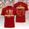 Liverpool FC Champion 2024/25 Premier League Unisex Performance T-Shirt GCL1235