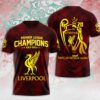 Liverpool FC Champion 2024/25 Premier League Unisex Performance T-Shirt GCL1237