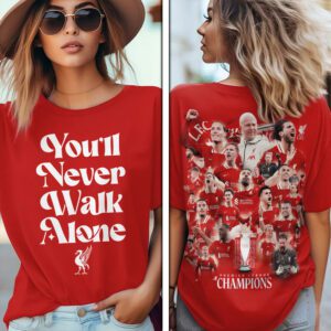 Liverpool FC Champion 2024/25 Premier League Unisex Performance T-Shirt GCL1242