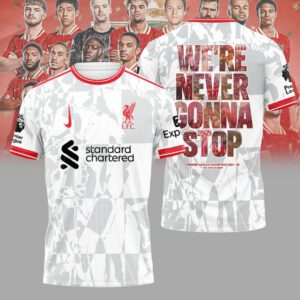 Liverpool FC Champion 2024/25 Premier League Unisex Performance T-Shirt GCL1263
