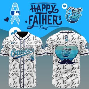 MLB Baltimore Orioles Happy Father's Day Baseball Jersey DBJ1774