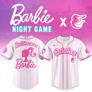 MLB Baltimore Orioles X Barbie Baseball Jersey DBJ1711