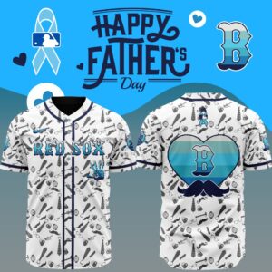 MLB Boston Red Sox Happy Father's Day Baseball Jersey DBJ1773