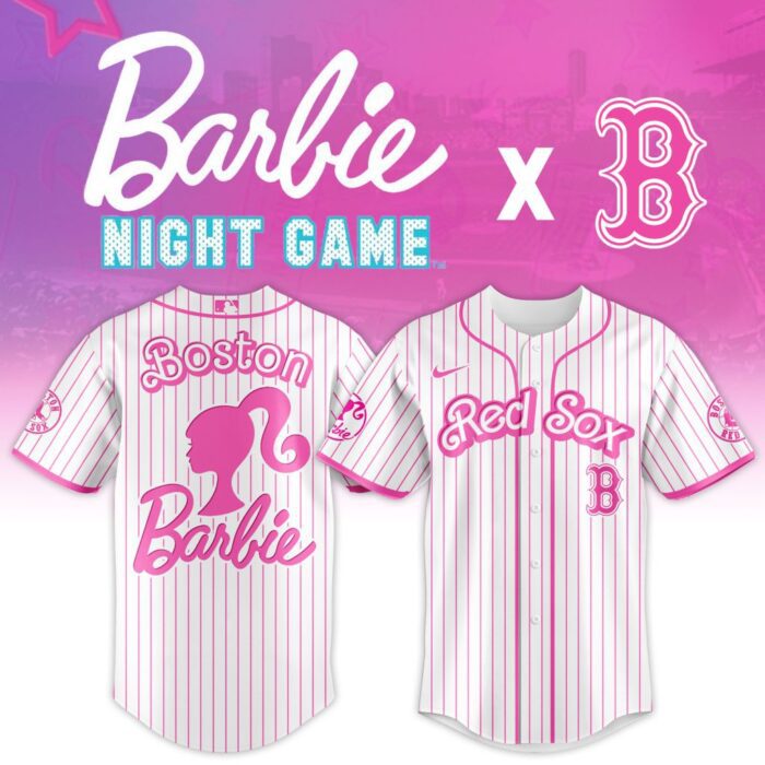 MLB Boston Red Sox X Barbie Baseball Jersey DBJ1713