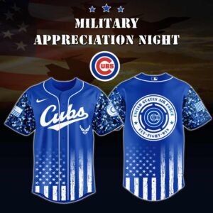 MLB Chicago Cubs Air Force Military Appreciation Baseball Jersey DBJ1740