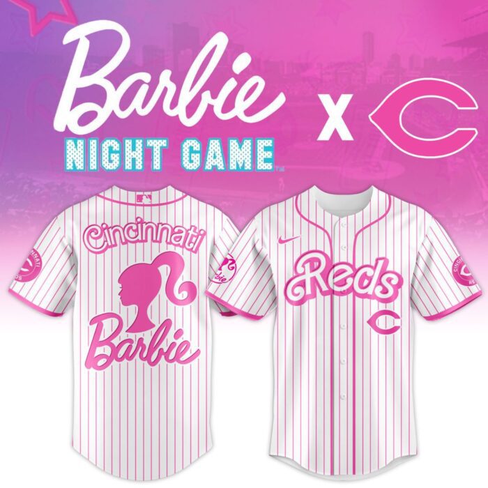 MLB Cincinnati Reds X Barbie Baseball Jersey DBJ1706