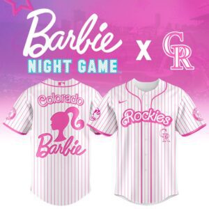 MLB Colorado Rockies X Barbie Baseball Jersey DBJ1707