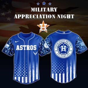 MLB Houston Astros Air Force Military Appreciation Baseball Jersey DBJ1729