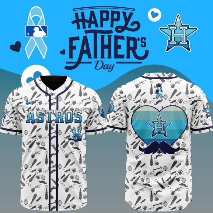 MLB Houston Astros Happy Father's Day Baseball Jersey DBJ1767
