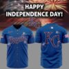 MLB Kansas City Royals Happy Independence Day Baseball Jersey DBJ1434