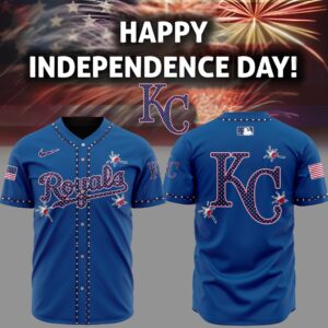MLB Kansas City Royals Happy Independence Day Baseball Jersey DBJ1434