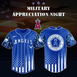 MLB Los Angeles Angels Air Force Military Appreciation Baseball Jersey DBJ1733