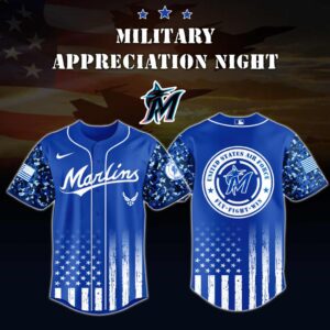 MLB Miami Marlins Air Force Military Appreciation Baseball Jersey DBJ1728