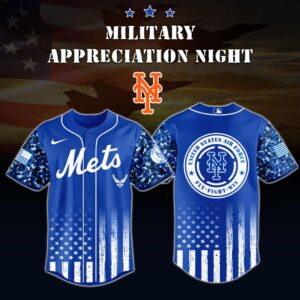MLB New York Mets Air Force Military Appreciation Baseball Jersey DBJ1727