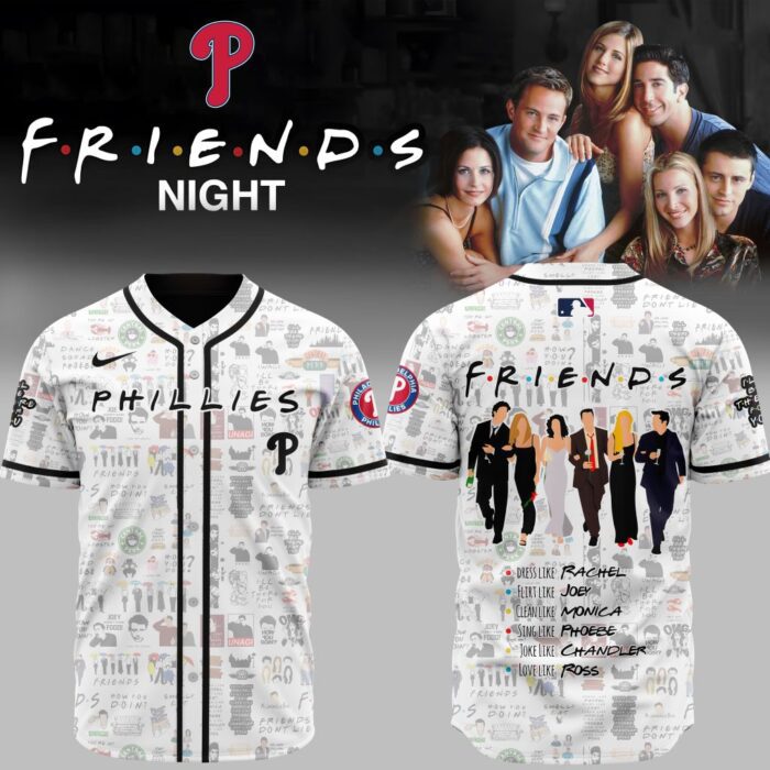 MLB Philadelphia Phillies X Friends Baseball Jersey DBJ1338